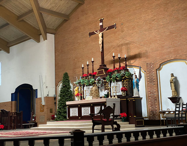The Altar at St. Catherine of Siena Church