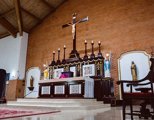 The Altar at St. Catherine of Siena Church