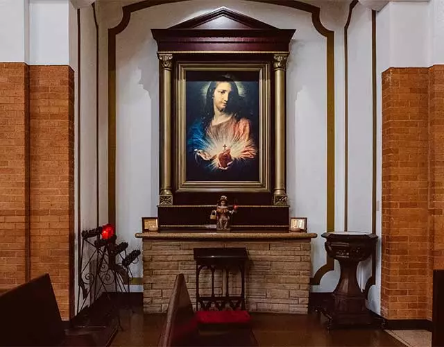The image of the Most Sacred Heart of Jesus.